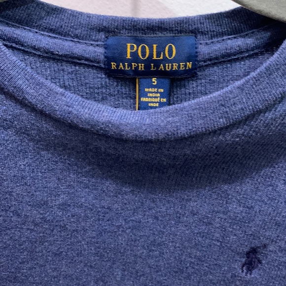Little Boys Polo Long-Sleeve Waffle Knit Tee - Picture 2 of 2